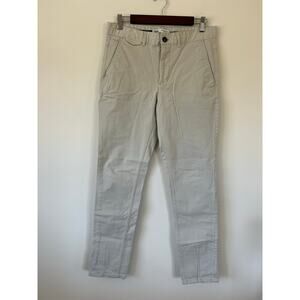 Zara men's pants size 31 slim leg light grey chinos